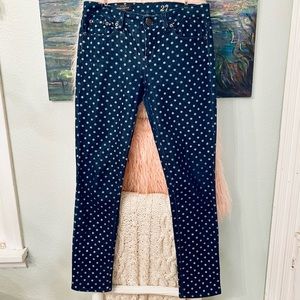 J. Crew toothpick ankle 27 women’s dark wash jeans